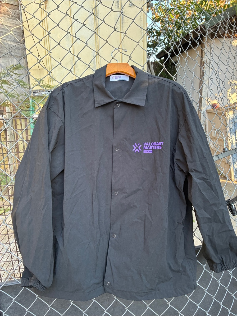 Valorant Masters Tokyo United Arrows Black Coach Jacket Size L